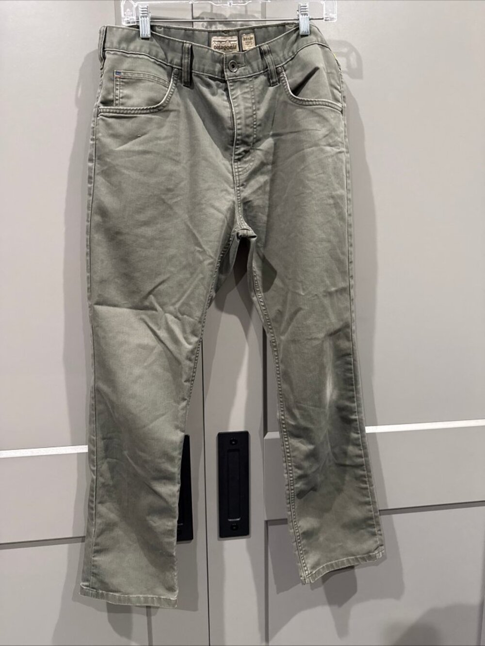 Patagonia Pants Mens 34X30 Green Iron Clad Twill Outdoors Hiking